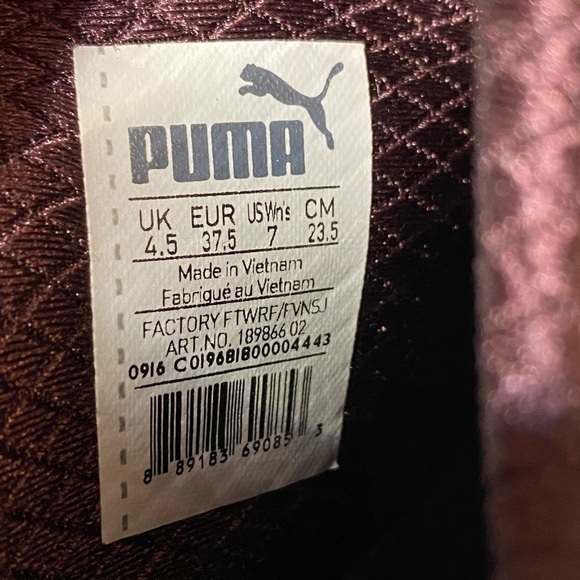 Puma Fierce KRM Winetasting Red Plum Sneakers 7 - Picture 9 of 12